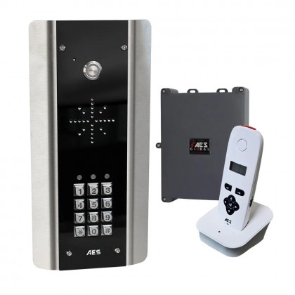 AES 603-ABK digital 1.88GHz wireless radio audio intercom system with keypad