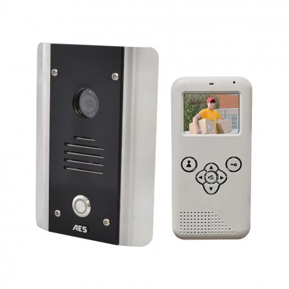 AES 705-AB-EU DECT 2.4G wireless video intercom with desk/wall monitor