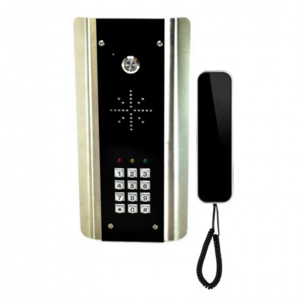 AES Slim CL-AB architectural wired audio intercom system with keypad and wired handset