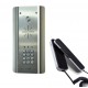 AES Slim CL-ASK wired stainless steel audio intercom system with keypad and wired handset