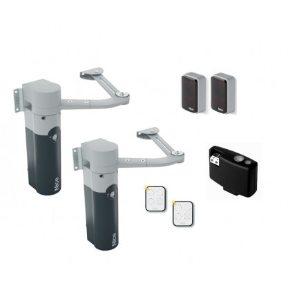 Nice WalkyKit 24Vdc articulated arm bi-directional kit for swing gate up to 1.8m