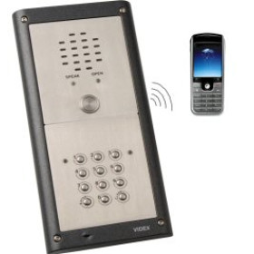 Videx GSMVRKC GSM 4G flush mount 1 to 10 buttons audio Intercom kit with code lock