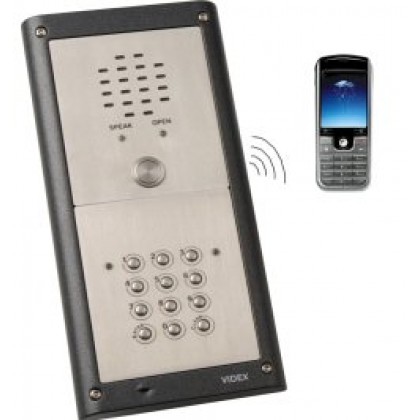 Videx GSMVRKC GSM 4G surface mount 1 to 10 buttons audio Intercom kit with code lock 